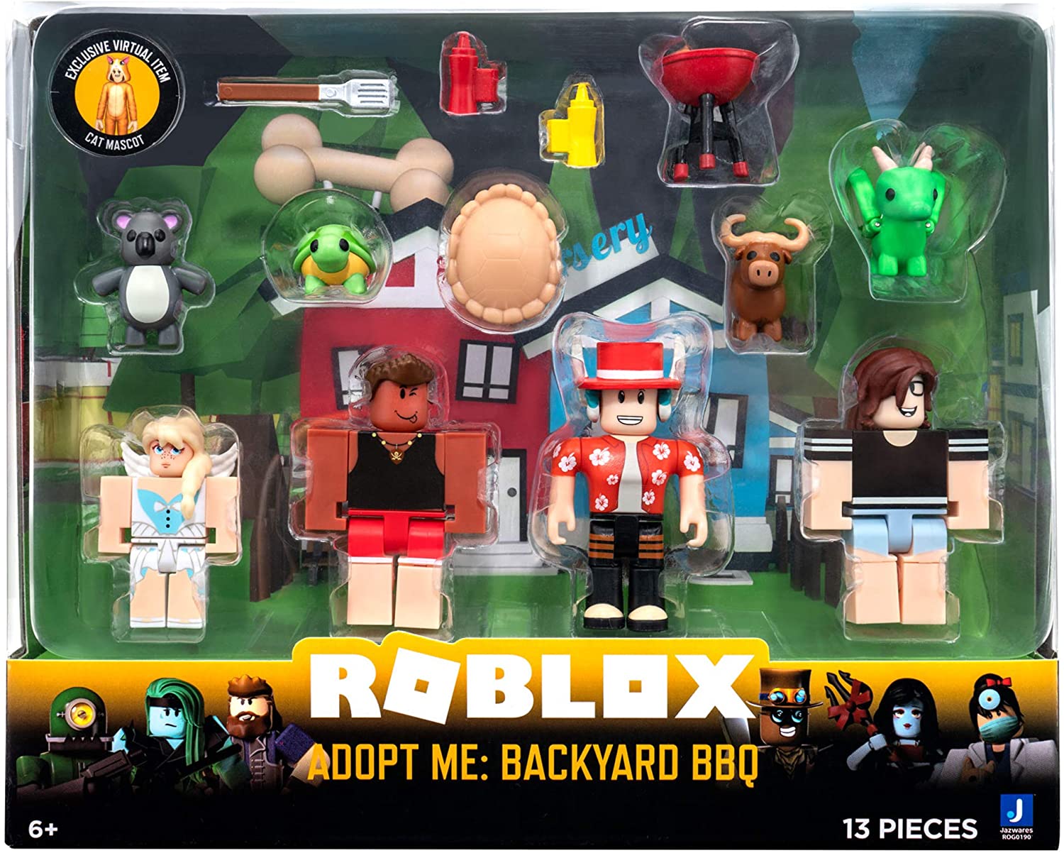 Roblox Celebrity Collection – Adopt Me: Backyard BBQ Four Figure Pack