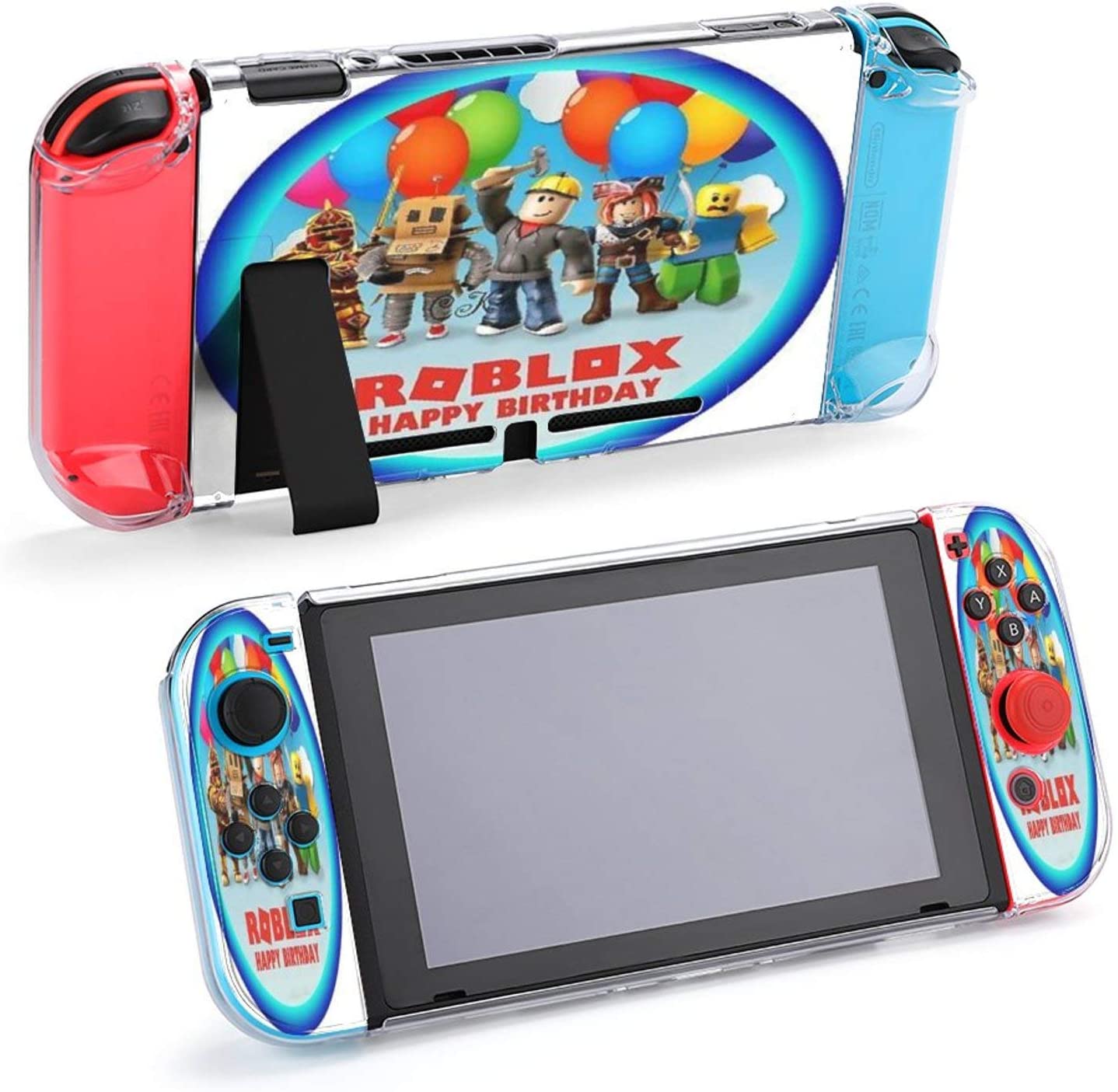 Ro-Blox Case for Nintendo Switch Ultra Slim Carrying Cover with Shock-Absorption and Anti-Scratch Design