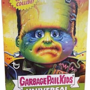 2019 Topps Garbage Pail Kids x Universal Monsters Stickers & Trading Cards Green Hobby Box - SDCC Super7 Exclusive - 24 Packs, 6 Cards Per Pack