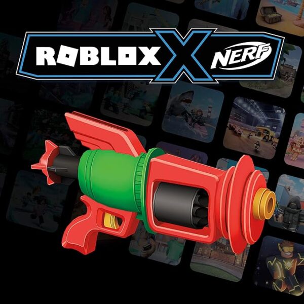 Nerf Roblox Build A Boat for Treasure: Spacelock Ray Blaster, Includes Code to Redeem Exclusive Virtual Item, 8 Elite Darts - Image 8