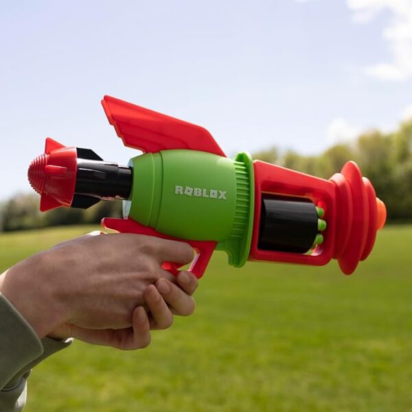 Nerf Roblox Build A Boat for Treasure: Spacelock Ray Blaster, Includes Code to Redeem Exclusive Virtual Item, 8 Elite Darts - Image 13