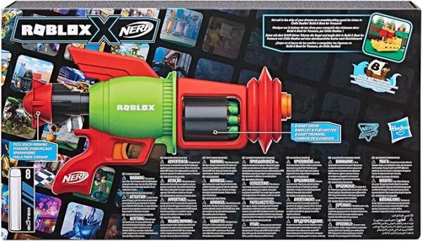Nerf Roblox Build A Boat for Treasure: Spacelock Ray Blaster, Includes Code to Redeem Exclusive Virtual Item, 8 Elite Darts - Image 15
