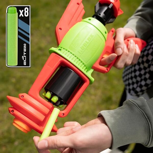 Nerf Roblox Build A Boat for Treasure: Spacelock Ray Blaster, Includes Code to Redeem Exclusive Virtual Item, 8 Elite Darts - Image 4