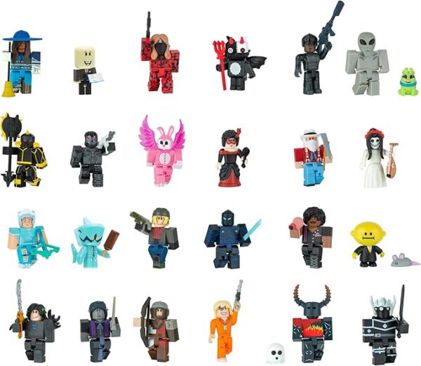 Roblox Action Figure Mystery Blind Box, 2-Pack - Series 12 - Mix & Match Collectible Minifigures & Accessories w/Exclusive Virtual Item Code - Gift for Kids - 8+ - Image 5