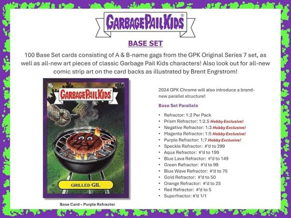 Topps 2024 Garbage Pail Kids Chrome Series 7 Hobby Trading Card Box - Image 5