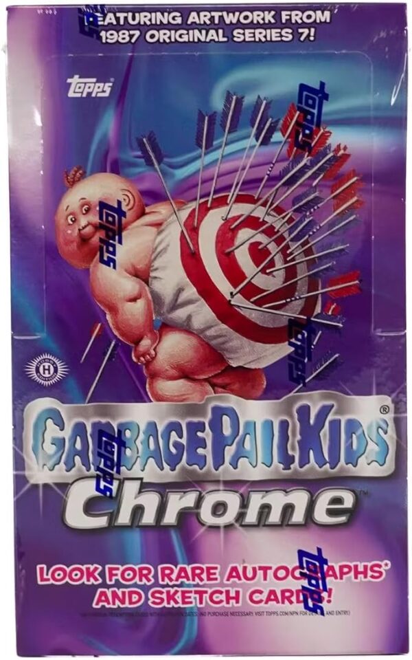 Topps 2024 Garbage Pail Kids Chrome Series 7 Hobby Trading Card Box - Image 2