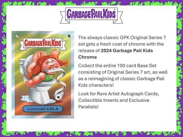 Topps 2024 Garbage Pail Kids Chrome Series 7 Hobby Trading Card Box - Image 6