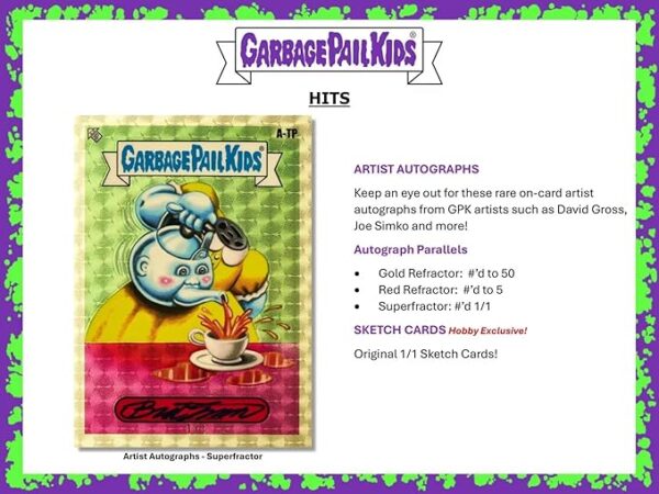 Topps 2024 Garbage Pail Kids Chrome Series 7 Hobby Trading Card Box - Image 3