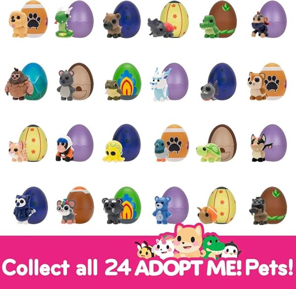 Adopt Me! Mystery Pets Blind Box Egg Assorted Single - Series 4 - Exclusive Virtual Item Game Code - Collectible Mini Animal Toy Figure, Styles May Vary - Gift for Kids, Girls & Boys - 6+ - Image 3