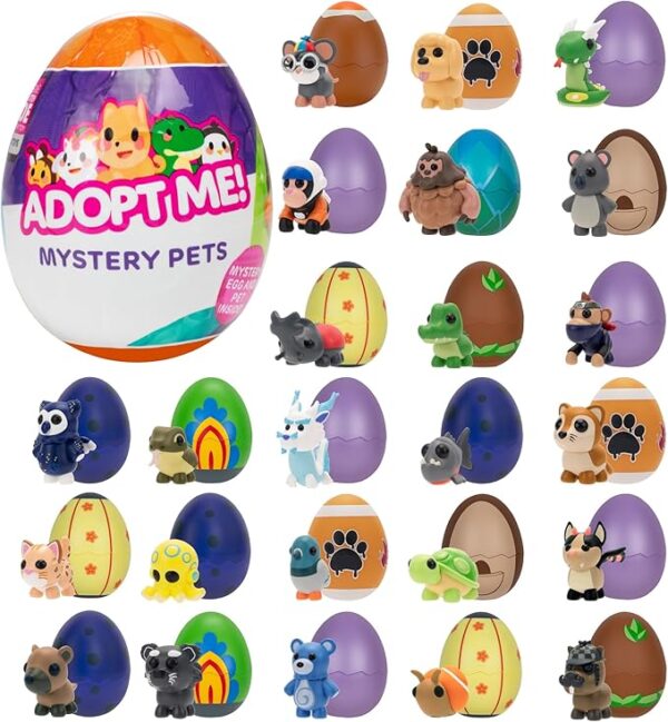 Adopt Me! Mystery Pets Blind Box Egg Assorted Single - Series 4 - Exclusive Virtual Item Game Code - Collectible Mini Animal Toy Figure, Styles May Vary - Gift for Kids, Girls & Boys - 6+ - Image 2