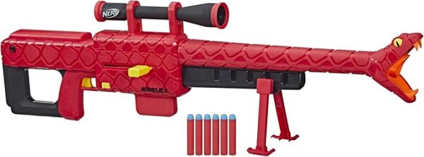 NERF Roblox Zombie Attack: Viper Strike Sniper-Inspired Blaster with Scope, Code for Exclusive Virtual Item - Image 2