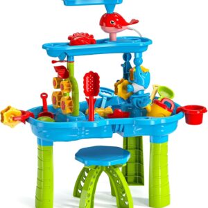 2025 Upgraded 3-Tier Water Table with Chair