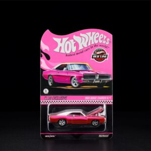 Hot Wheels 1969 Dodge Charger R/T Pink RLC
