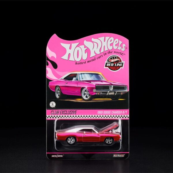 Hot Wheels 1969 Dodge Charger R/T Pink RLC