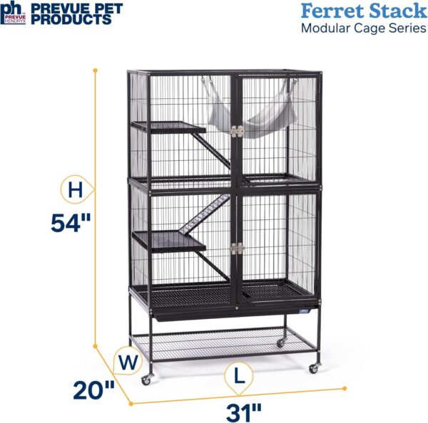 Prevue Pet Products Ferret Stack Two Story Ferret Home with Portable Stand - Image 5