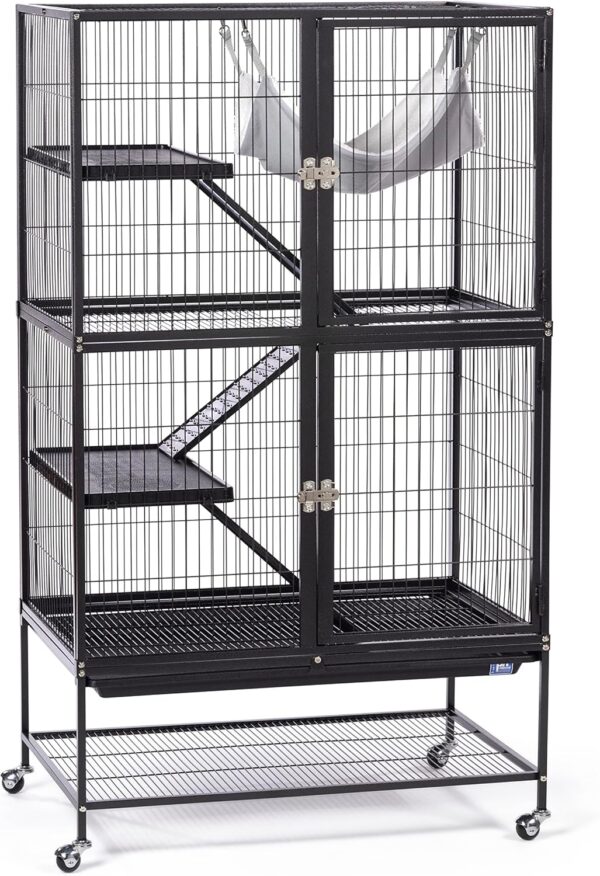 Prevue Pet Products Ferret Stack Two Story Ferret Home with Portable Stand - Image 4