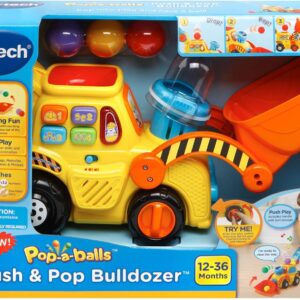 VTech Pop-a-Balls Push & Pop Bulldozer
