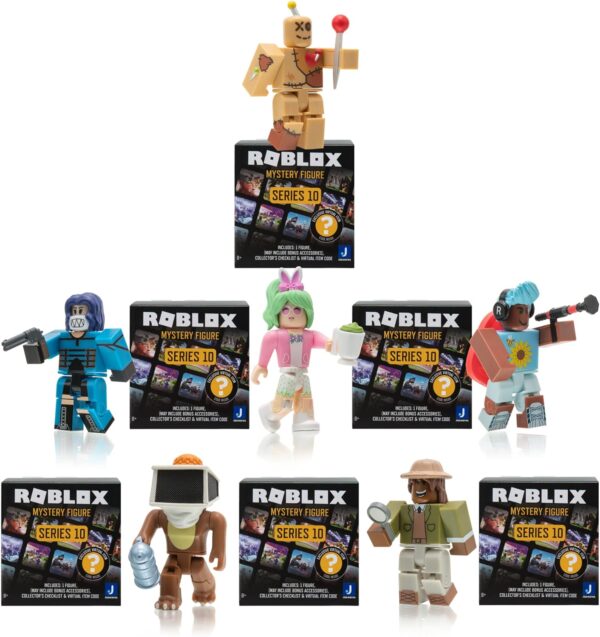 Roblox Celebrity Collection - Series 10 Mystery Figure 6-Pack [Includes 6 Exclusive Virtual Items]